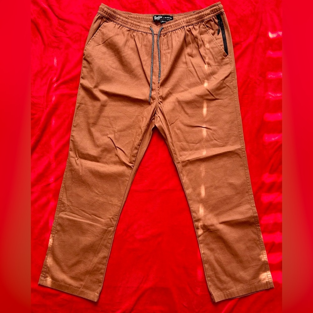 Brooklyn Cloth-Relaxed Chino Pants-Cooper color-XL size